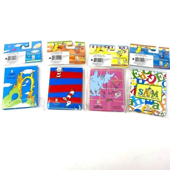 Dr. Seuss Little Notebook 82 Blank Pages Hardback Various - Picture 2 of 14